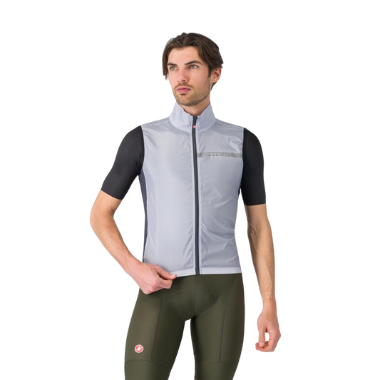 CASTELLI SQUADRA STRETCH Ärmellose Jacke Grau