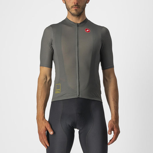 CASTELLI BREATHE ATTACK Trikot Kurzarm Grau/Grün