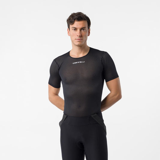 Unterhemd CASTELLI PRO MESH 2.0 Kurzarm Schwarz