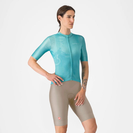 CASTELLI PRIMA 2 DT Kurze Trägerhose Weiß
