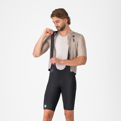Kurze Trägerhose CASTELLI ENDURANCE 4 Schwarz