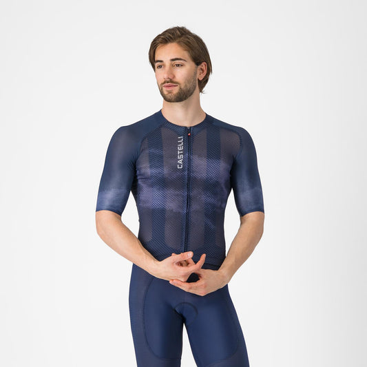 Trikot CASTELLI CLIMBER'S A/C Kurzarm Blau 2026