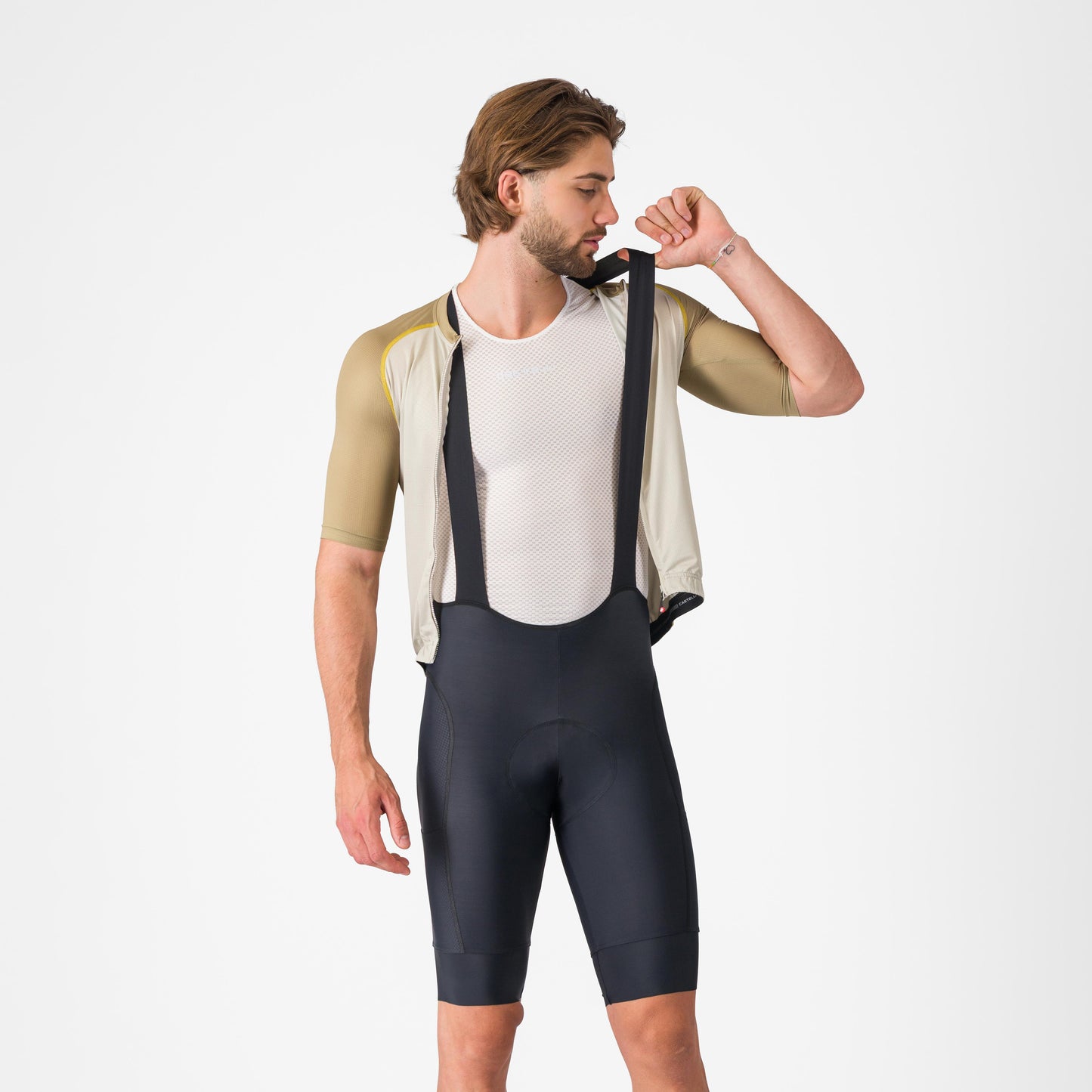 CASTELLI UNLIMITED 2 CARGO Kurze Trägerhose Schwarz