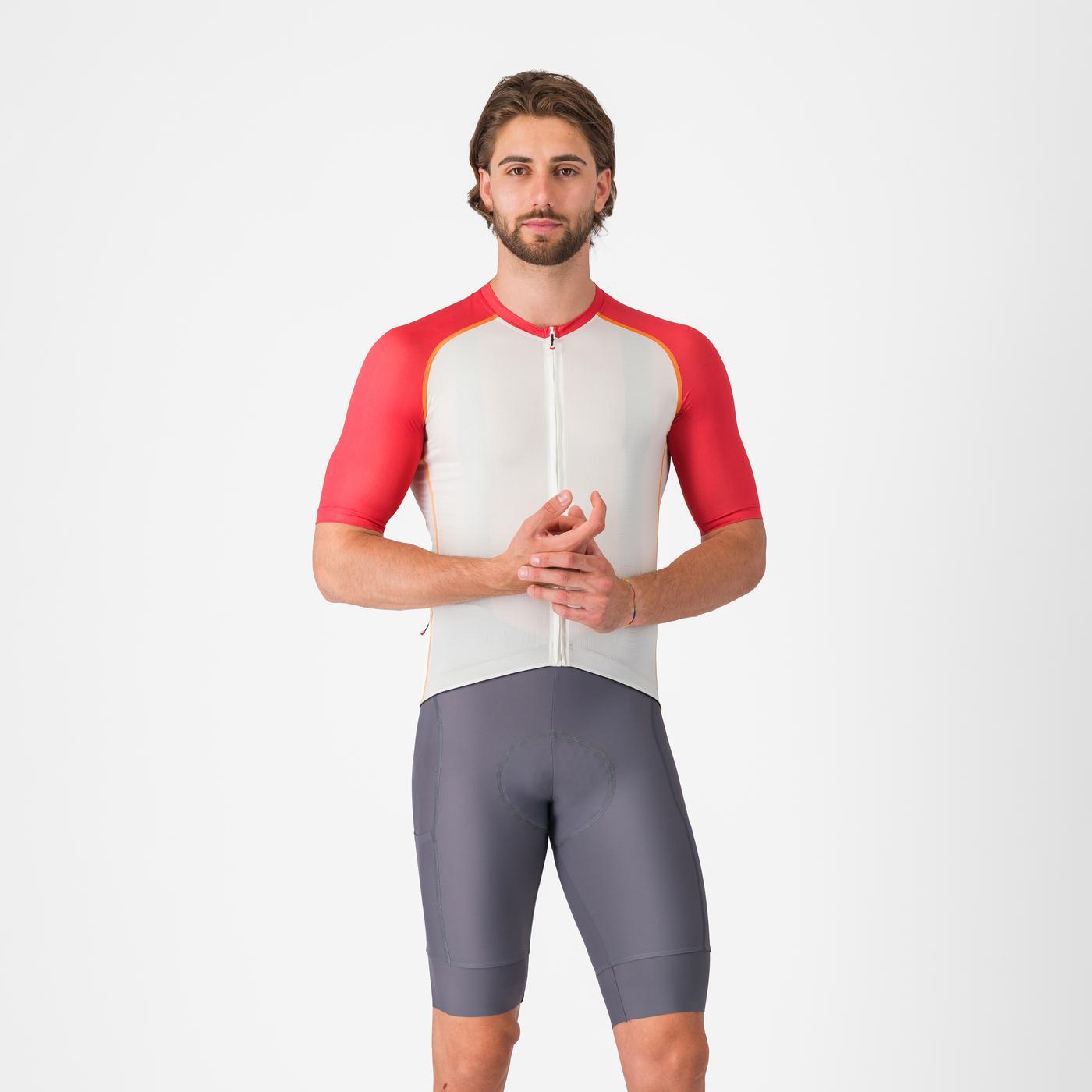 CASTELLI UNLIMITED 2 CARGO Kurze Trägerhose Grau