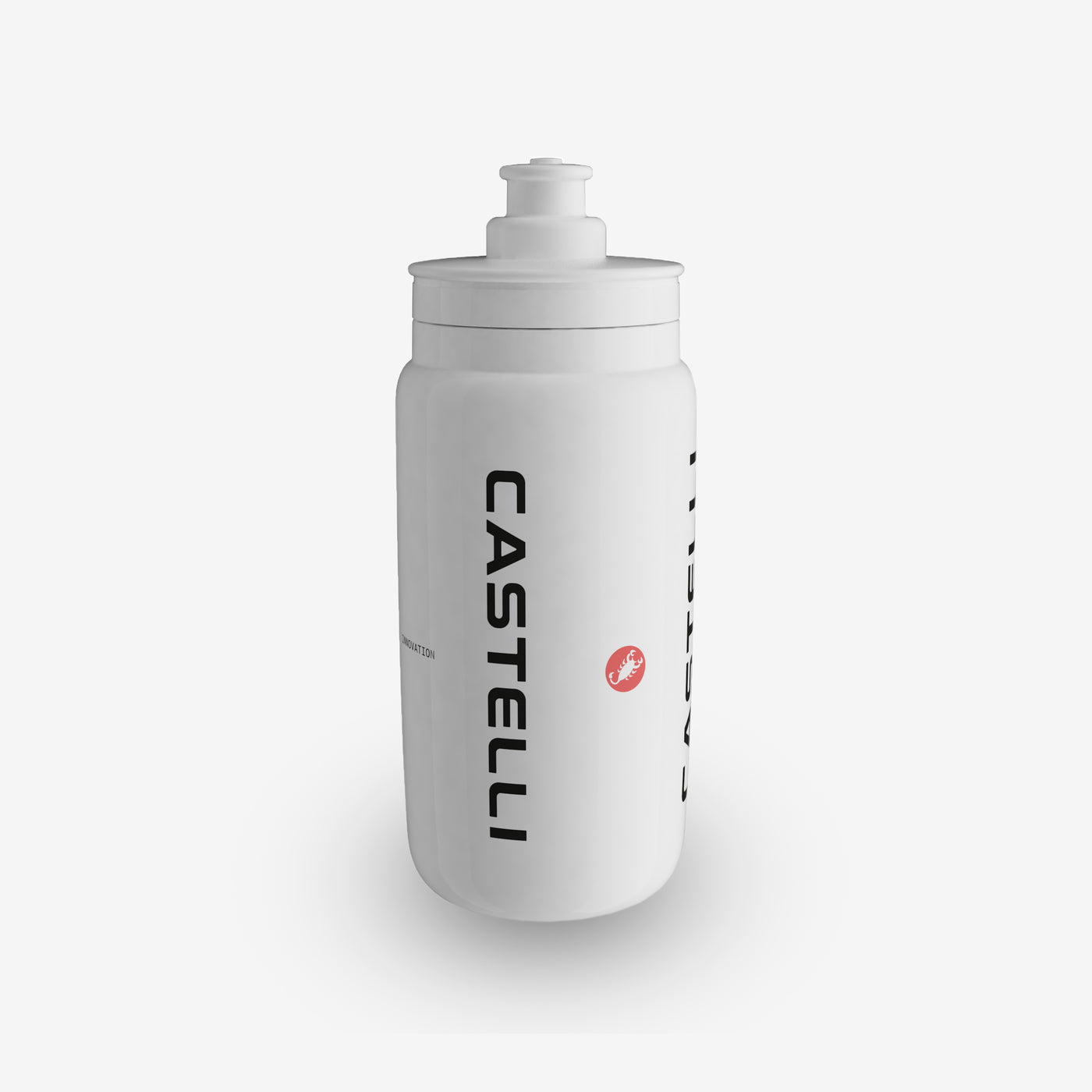 CASTELLI LOGO Trinkflasche Weiß