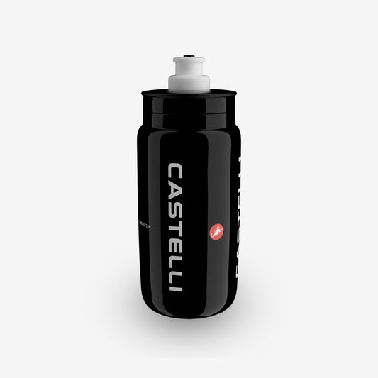 CASTELLI LOGO Trinkflasche Schwarz