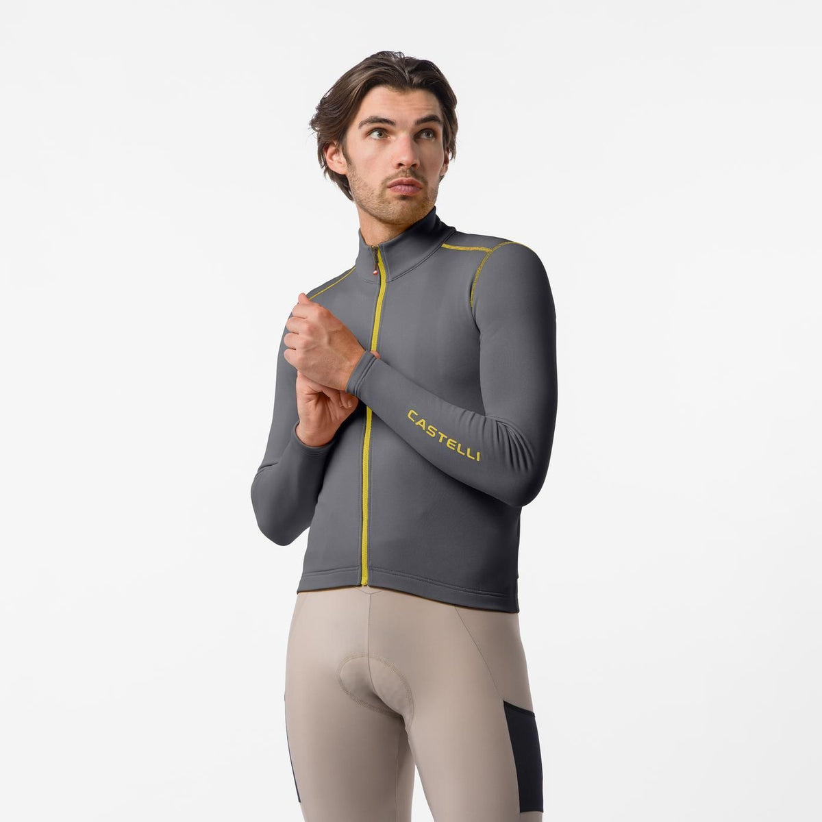 Trikot CASTELLI UNLIMITED TRAIL 2 Grau/Mango Mojito