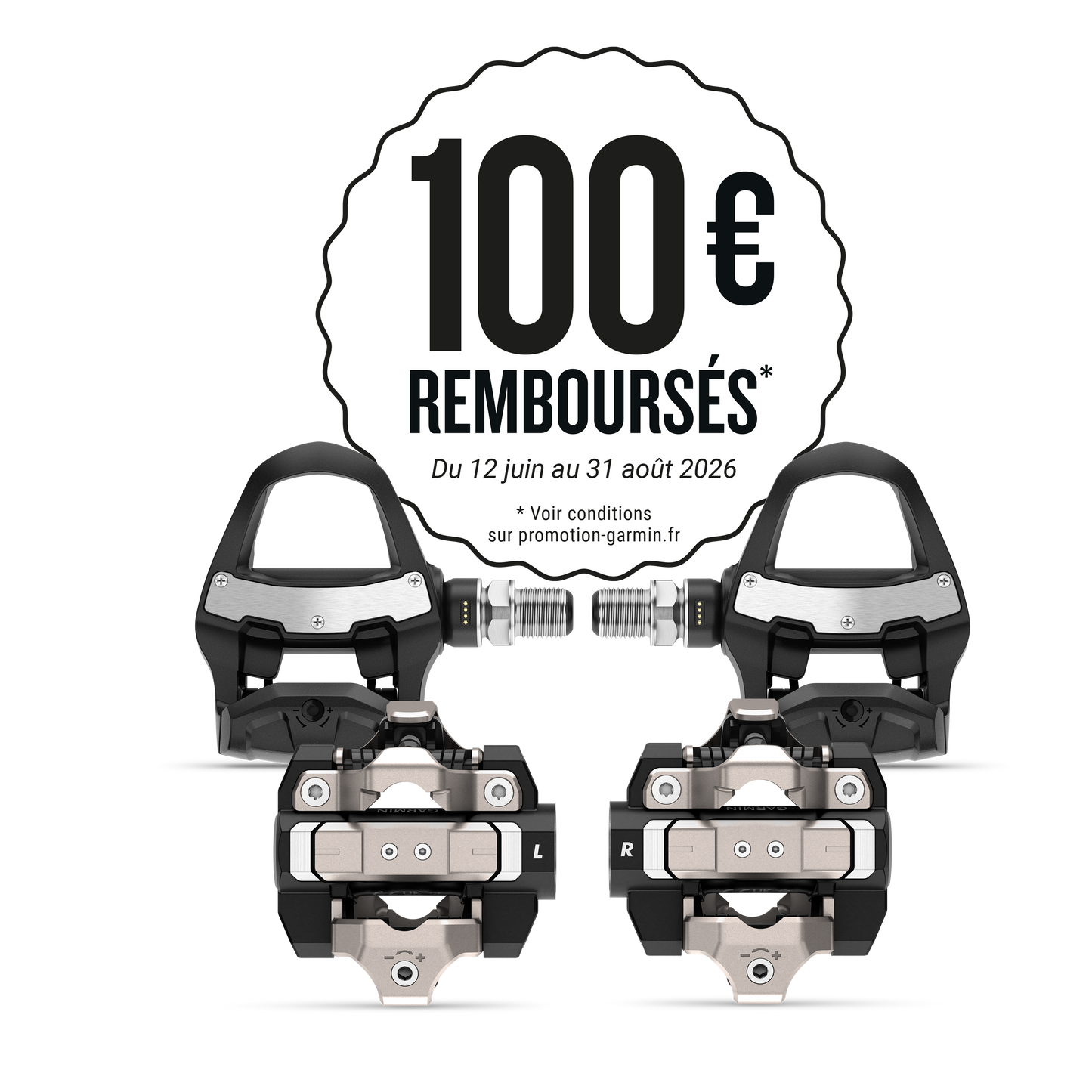 Pedalset Leistungsmesser GARMIN RALLY RK/XC 210
