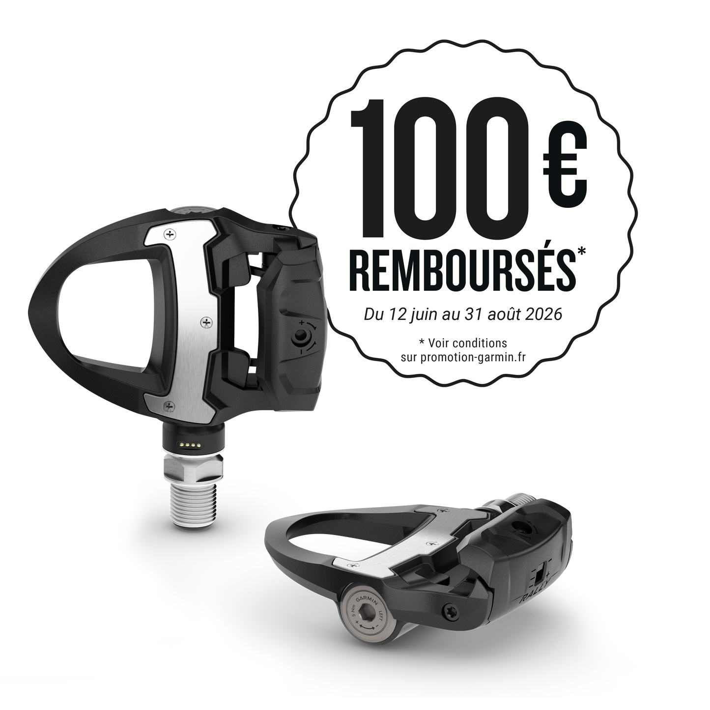 Pedale Leistungsmesser GARMIN RALLY RS 210