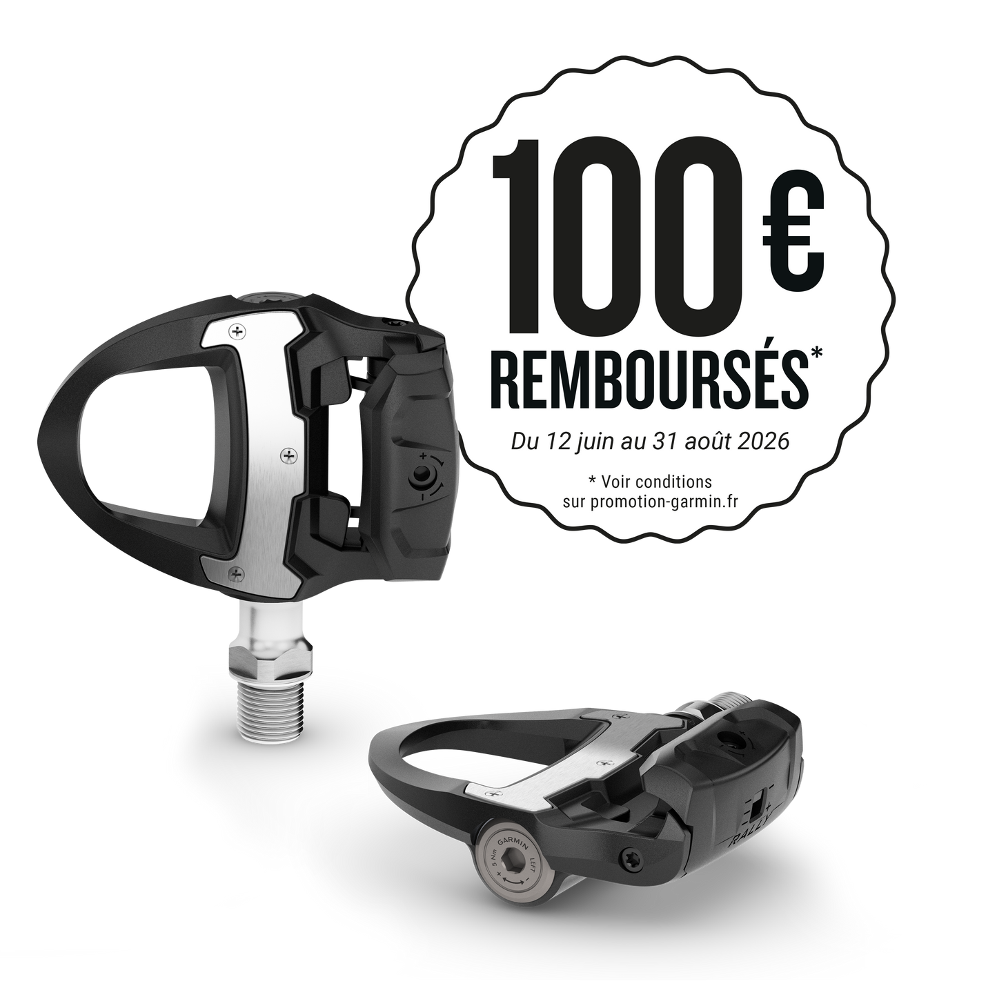 Pedale Leistungsmesser GARMIN RALLY RS 110