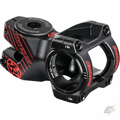 Vorbau REVERSE COMPONENTS BLACK ONE D-2 Schwarz/Rot