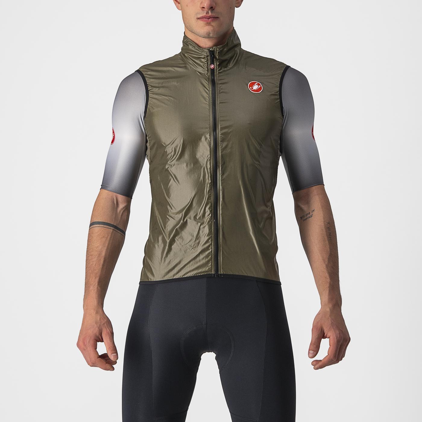 Ärmellose Weste CASTELLI ARIA Braun – Probikeshop