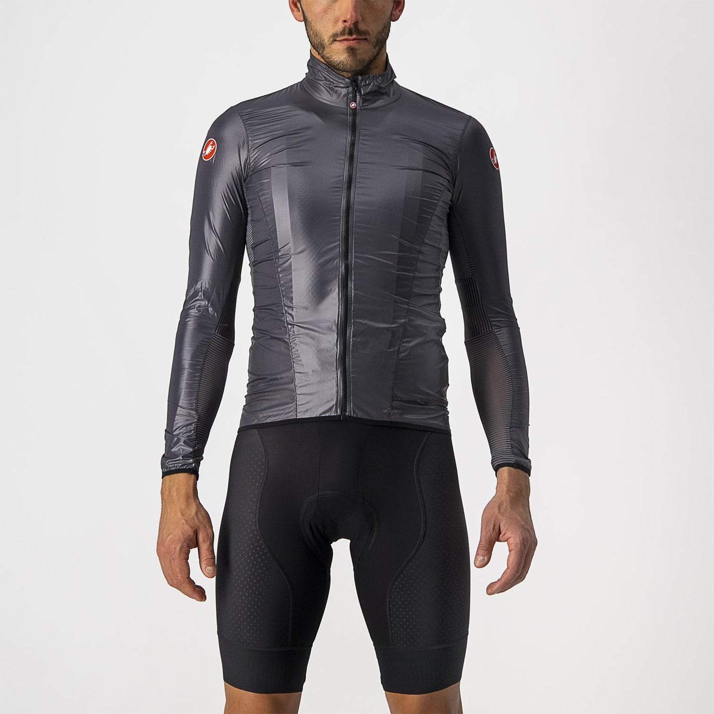 CASTELLI ARIA SHELL Jacke Dunkelgrau