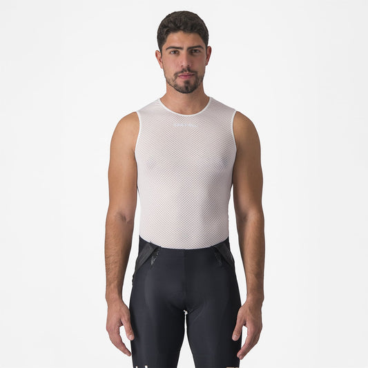 Unterwäsche CASTELLI PRO MESH 2.0 Ärmellos Weiß