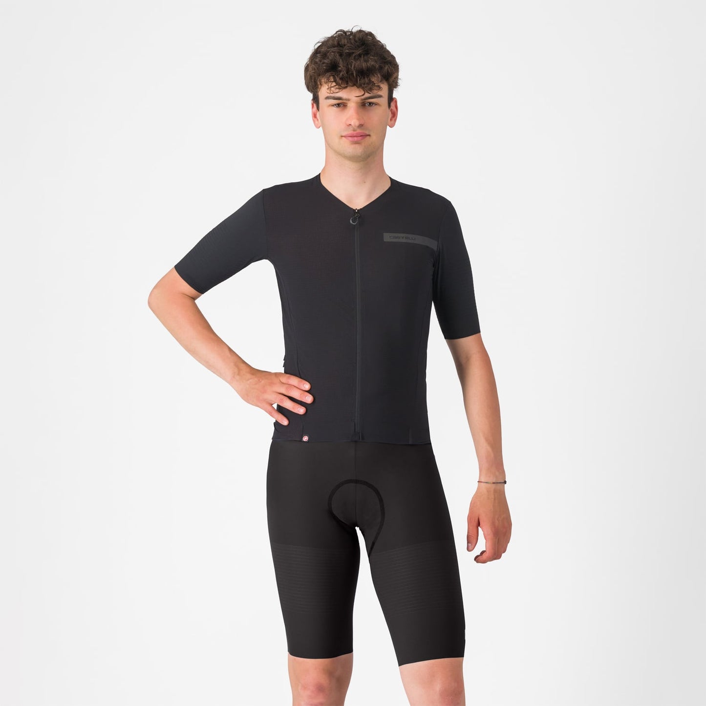 CASTELLI PREMIO EVO Kurze Trägerhose Schwarz