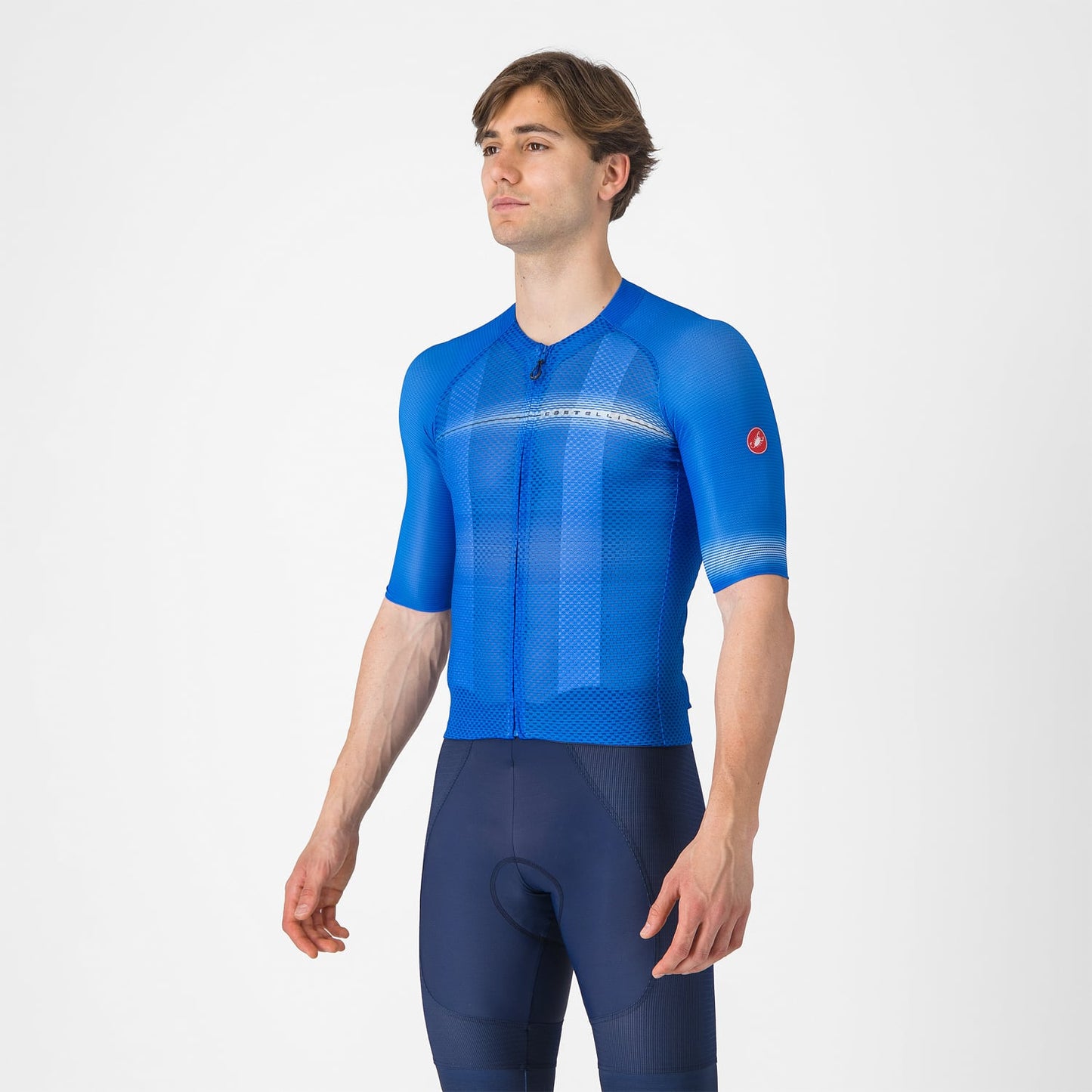 Trikot CASTELLI CLIMBER'S A/C Kurzarm Blau