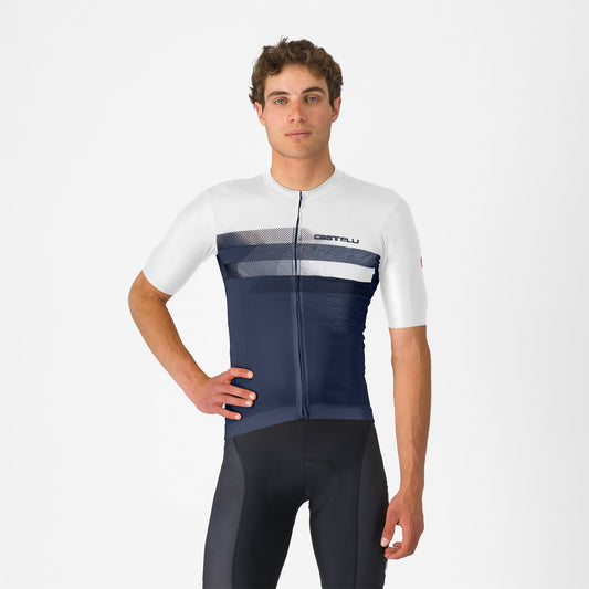 CASTELLI SIMBOLO Trikot Kurzarm Blau/Weiß