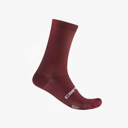 CASTELLI ESPRESSO 18 Socken Bordeaux