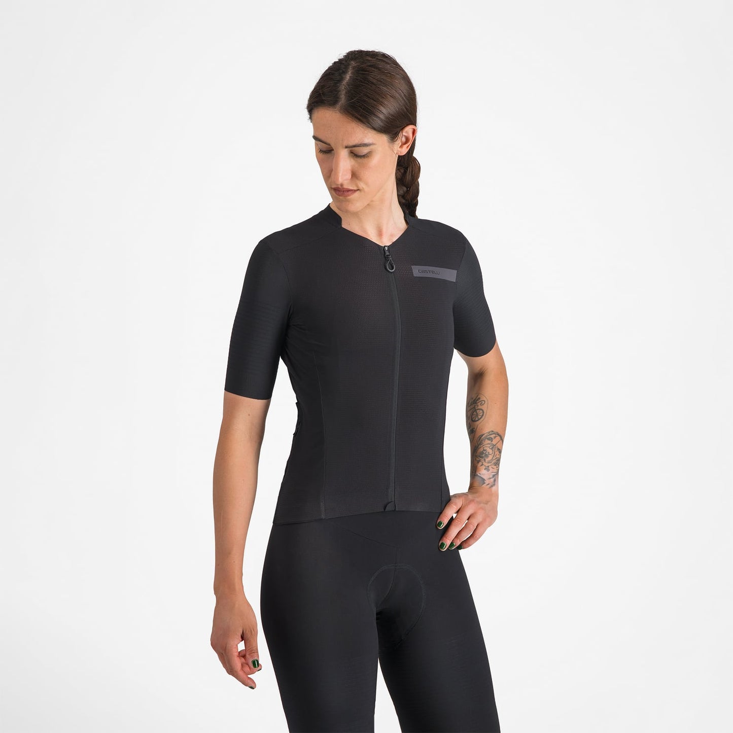 CASTELLI PREMIO EVO Damen Trikot Kurzarm Schwarz