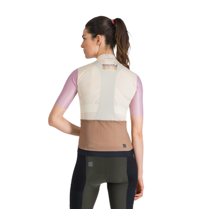 Trikot SPORTFUL SUPERGIARA 2 LOGO Kurzarm Damen Crème
