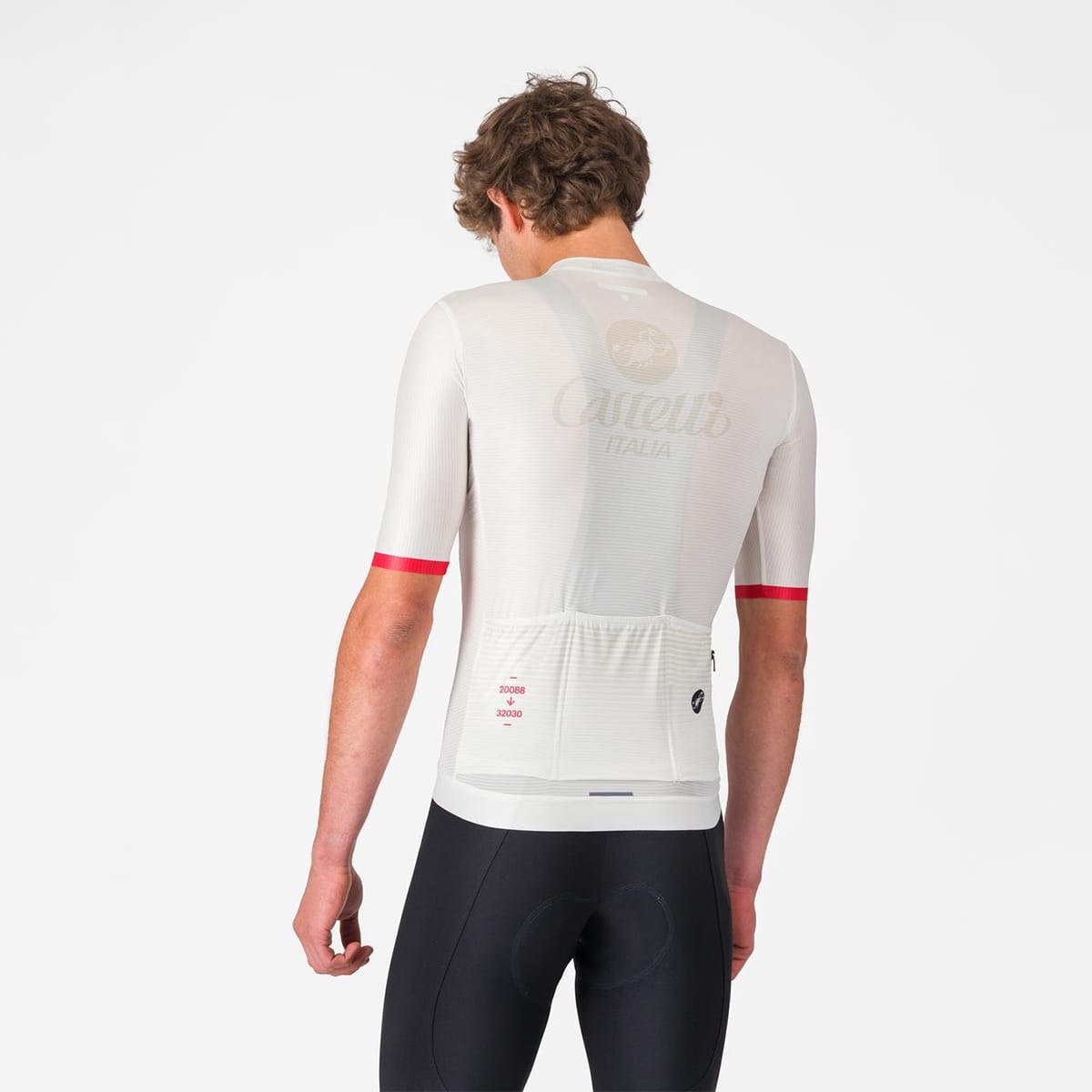 CASTELLI ESPRESSO 50. JAHRESTAG Trikot Kurzarm Weiß