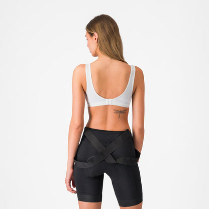 Sport-BH Damen CASTELLI ROSSO CORSA Weiß
