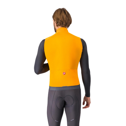 Ärmellose Jacke CASTELLI ESPRESSO Orange