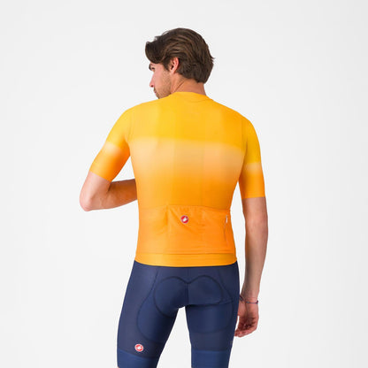 Trikot CASTELLI UPF Kurzarm Orange