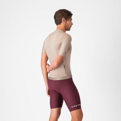 Trägerhosen-Shorts CASTELLI ESPRESSO 2 Bordeaux
