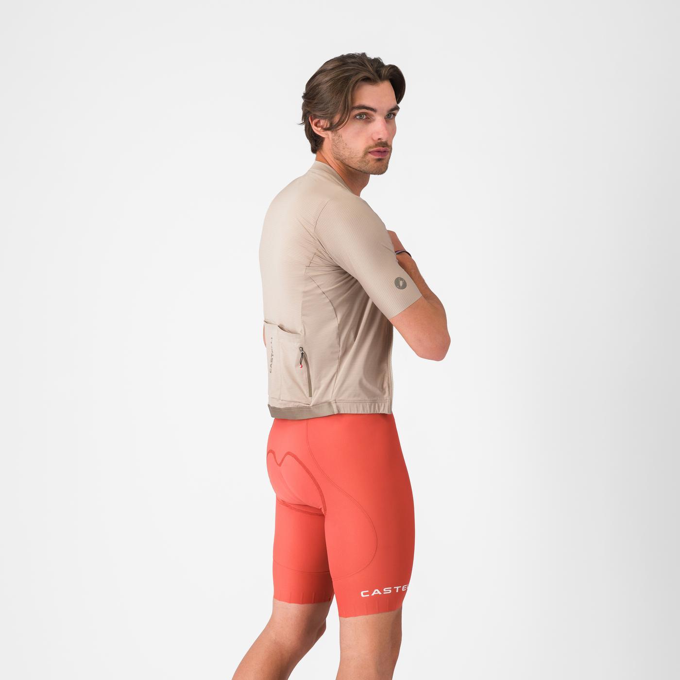 CASTELLI ESPRESSO 2 Paprika Kurze Trägerhose