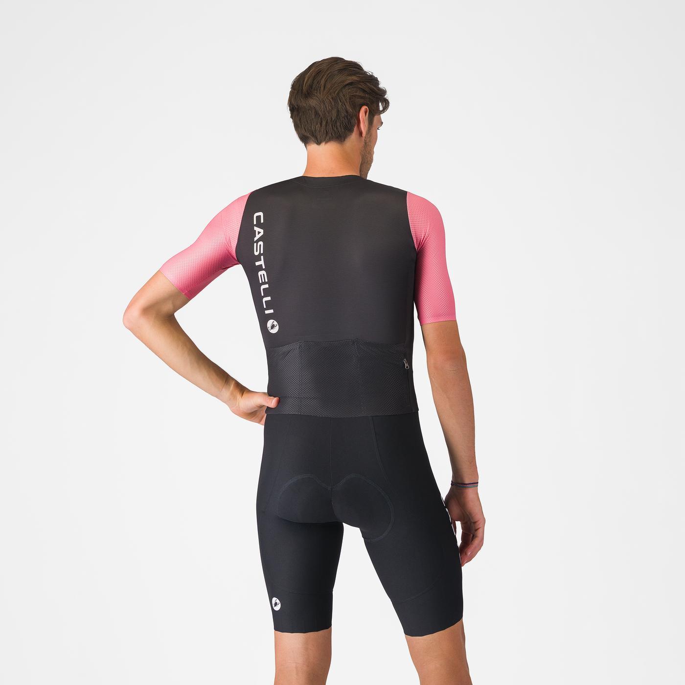 CASTELLI SATURDAY MORNING Einteiler Schwarz/Pink
