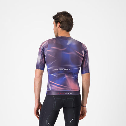 Trikot CASTELLI AERO RACE 8S Kurzarm Violett