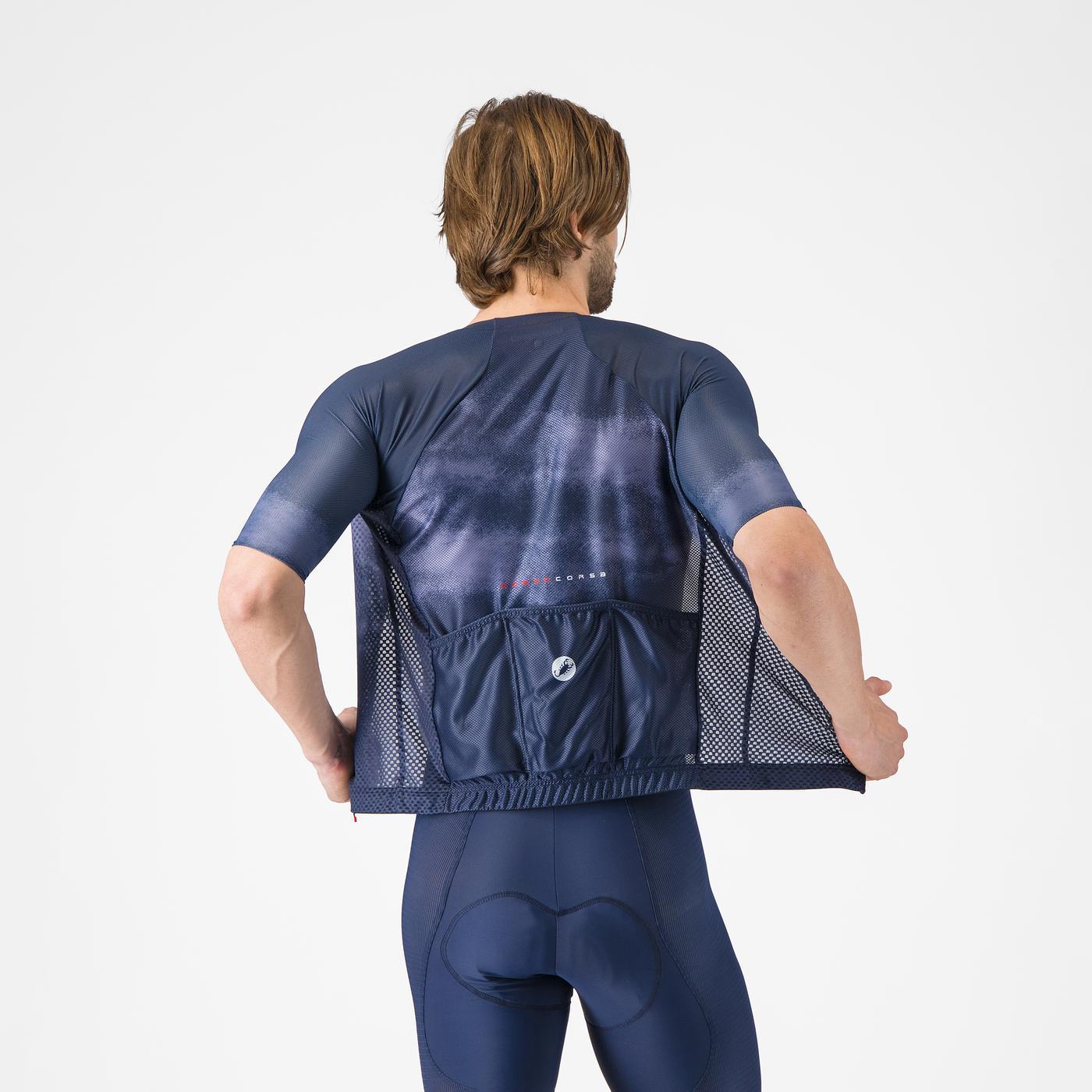 Trikot CASTELLI CLIMBER'S A/C Kurzarm Blau 2026