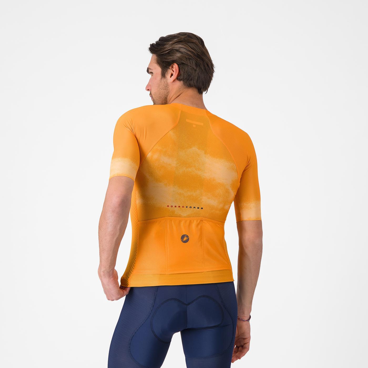 Trikot CASTELLI CLIMBER'S A/C Kurzarm Orange