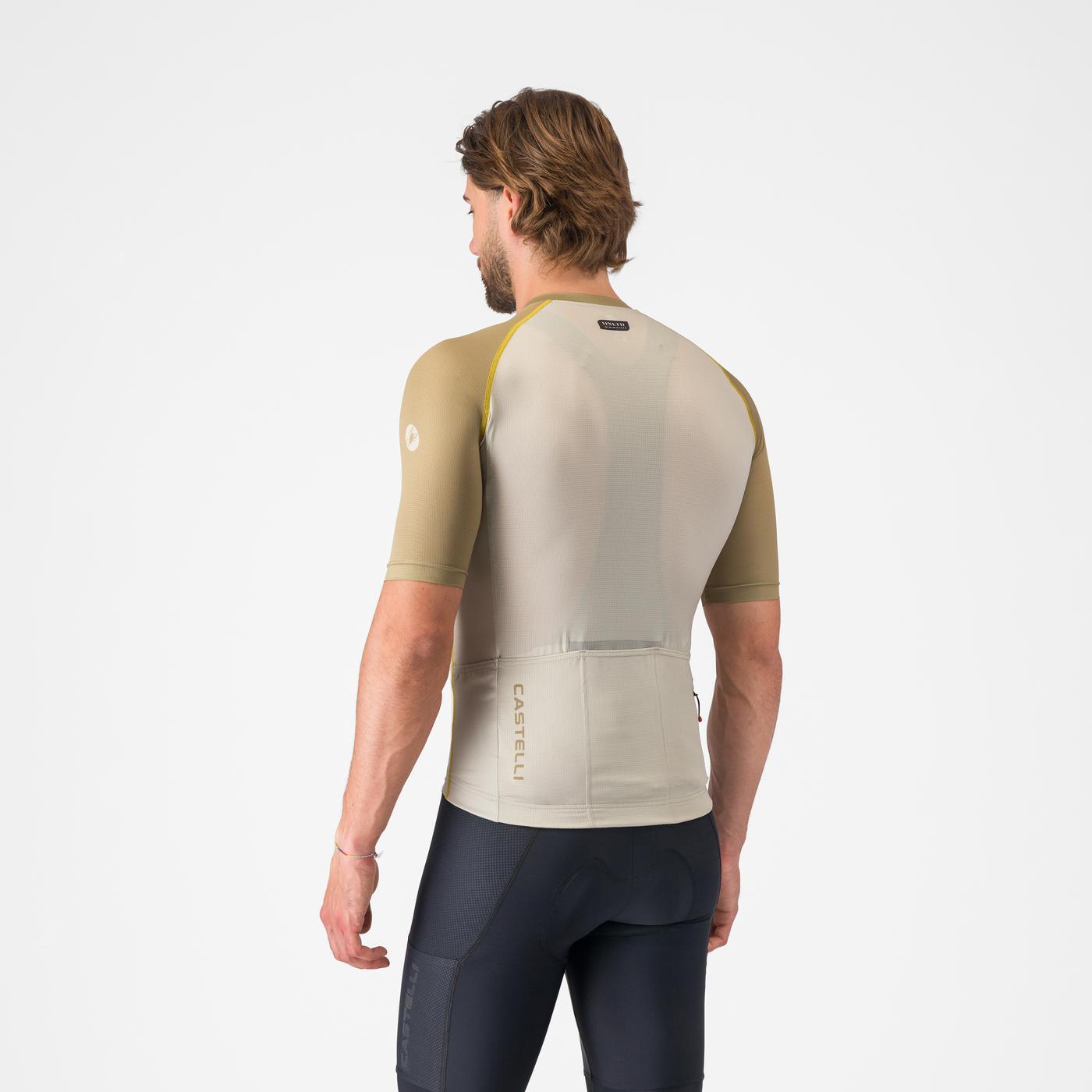 CASTELLI UNLIMITED ENDURANCE 3 JERSEY Trikot Beige/Kaki