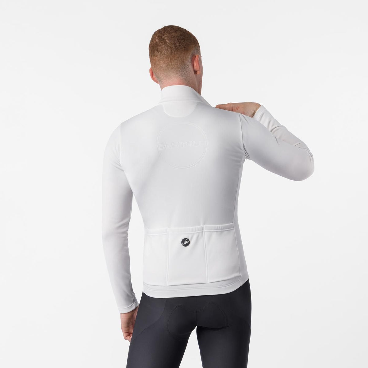 Trikot CASTELLI COMPETIZIONE THERMAL Langarm Elfenbein