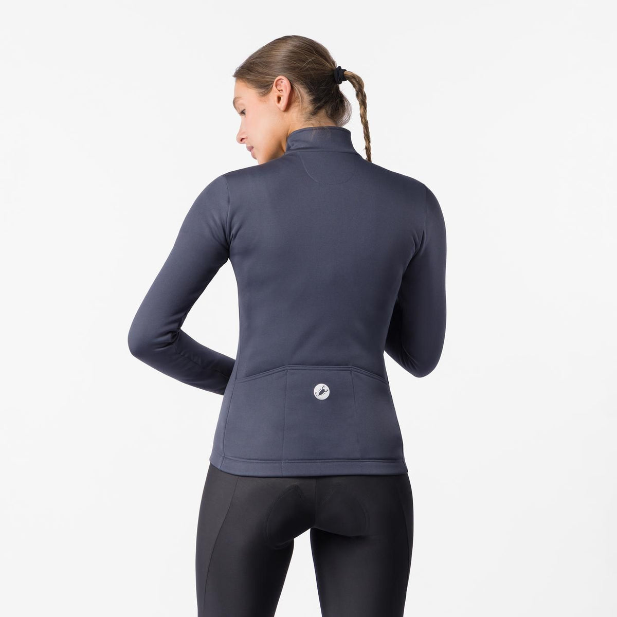 Trikot CASTELLI SINERGIA 3 FZ Langarm Damen Blau