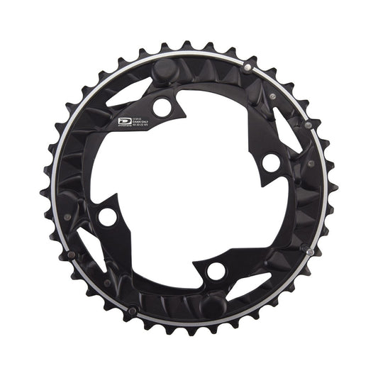 Äußeres Kettenblatt SHIMANO DEORE M612 10-fach, 3-fach-Kurbel, 4-Loch, 96 mm — Ansicht des Kettenblatts vor weißem Hintergrund