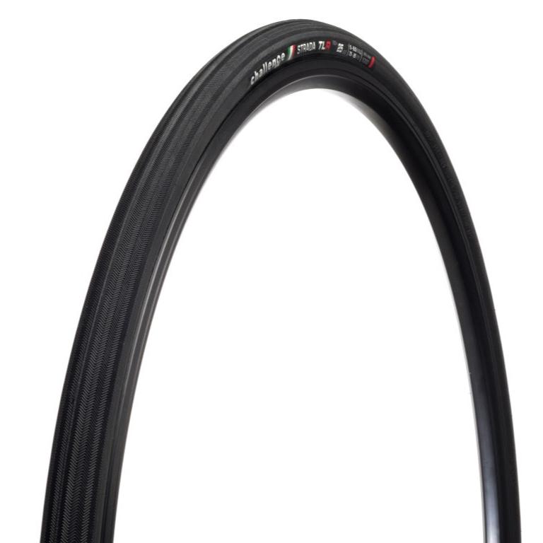 Reifen CHALLENGE STRADA 700x25c Tubeless Ready Weich Schwarz