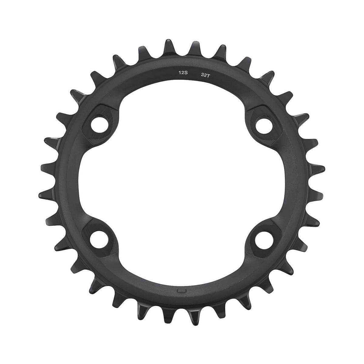 Plateau Mono SHIMANO FC-MT610 12V 4 Trous — vue du plateau sur fond blanc