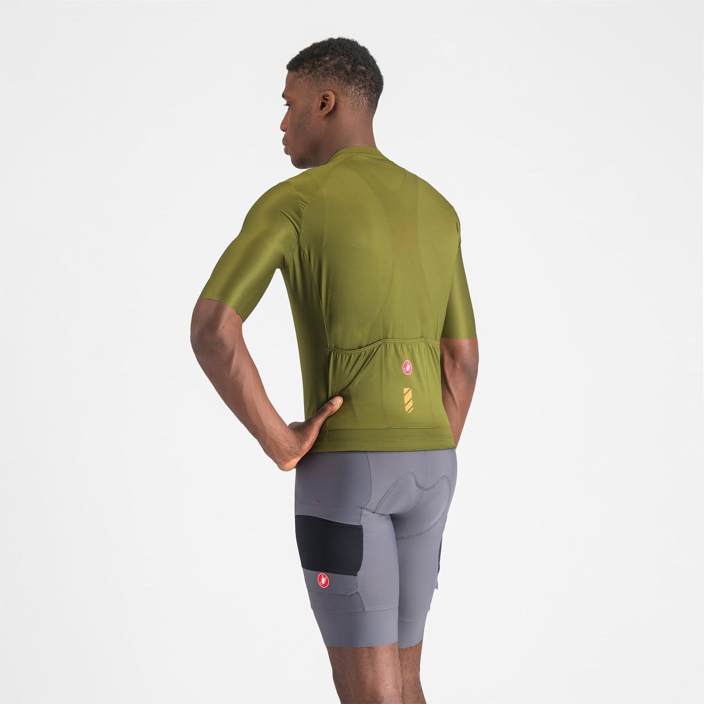 CASTELLI UNLIMITED CARGO Kurze Trägerhose Grau/Schwarz