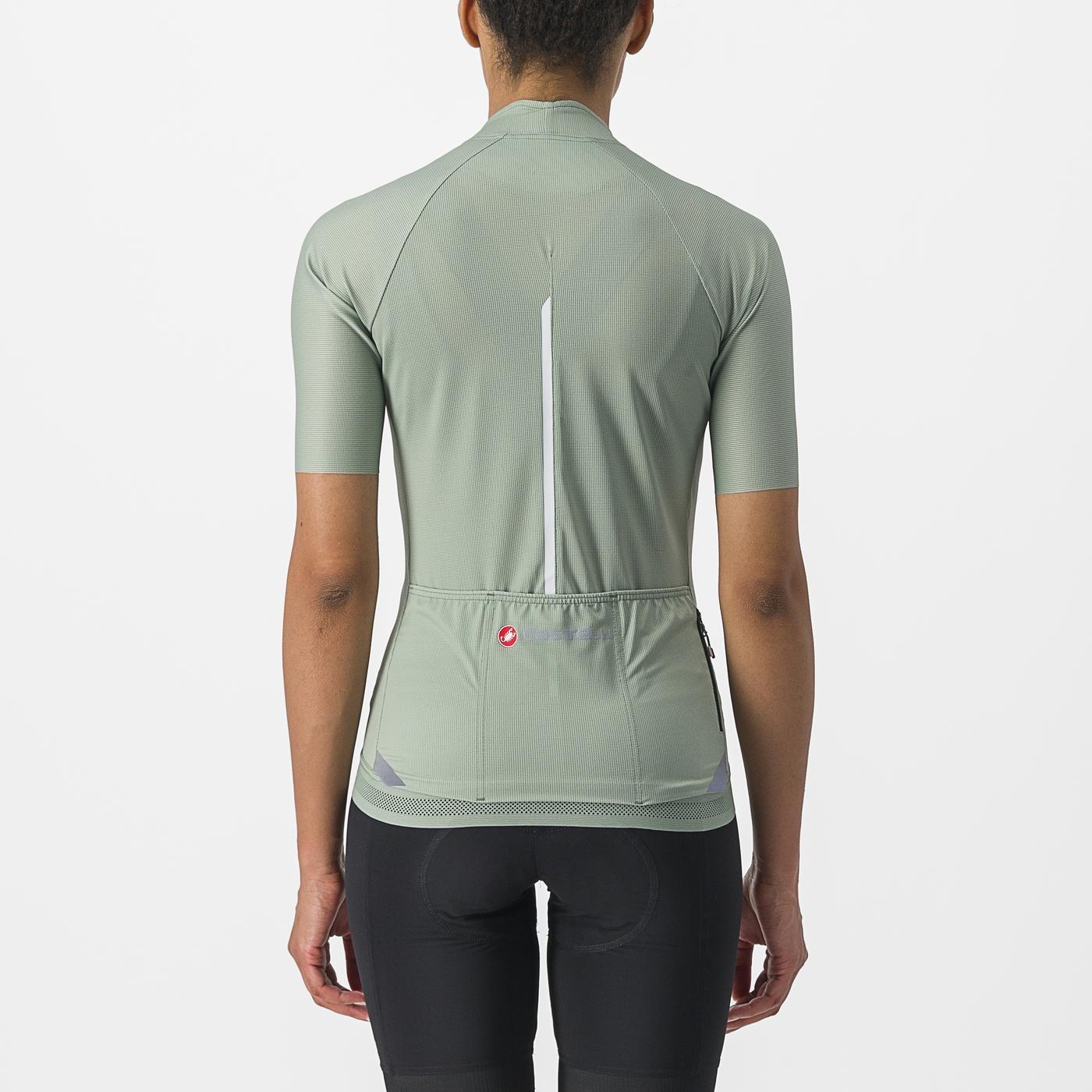 CASTELLI ENDURANCE Trikot Kurzarm Frau Grün