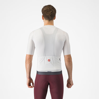 Trikot CASTELLI ESPRESSO Kurzarm Weiß