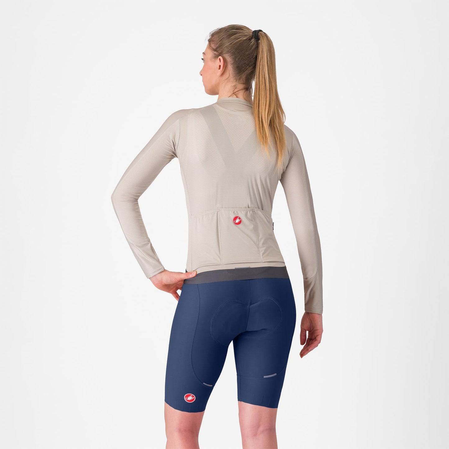 CASTELLI ESPRESSO DT Damen Marine Kurze Trägerhose