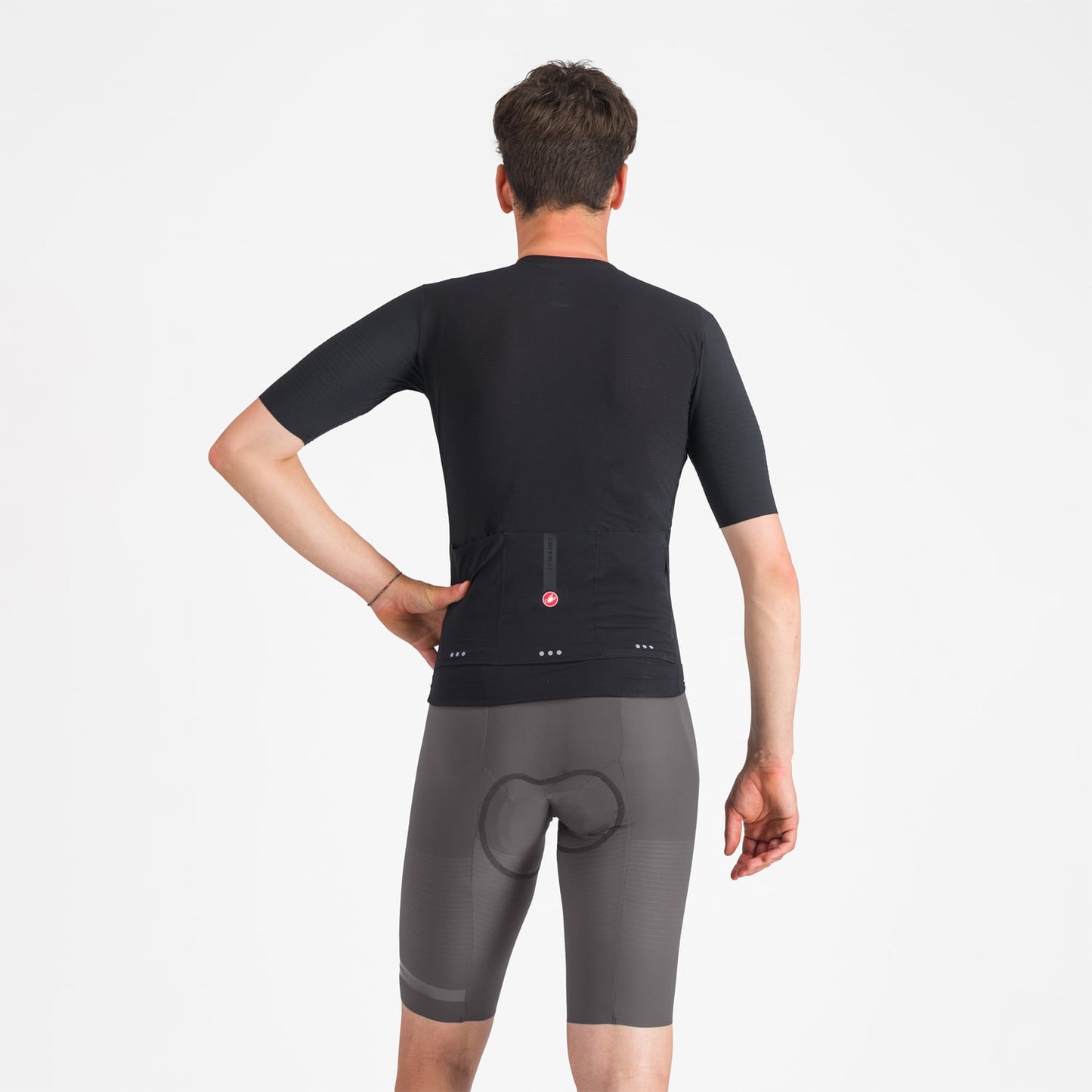 CASTELLI PREMIO EVO Kurze Trägerhose Grau