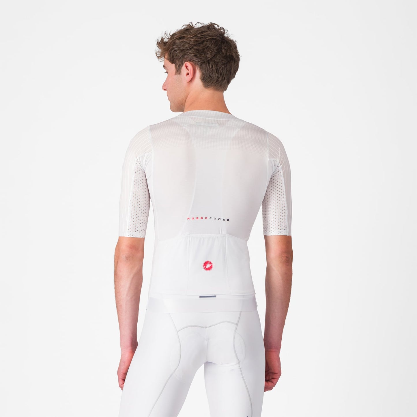 CASTELLI AERO RACE 8S Trikot Kurzarm Weiß