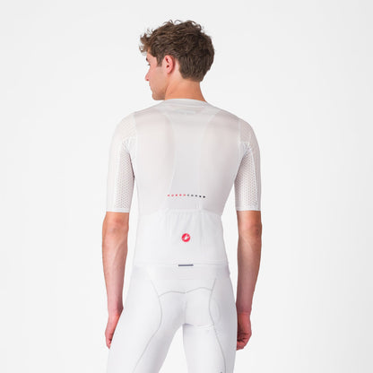 Trikot CASTELLI AERO RACE 8S Kurzarm Weiß
