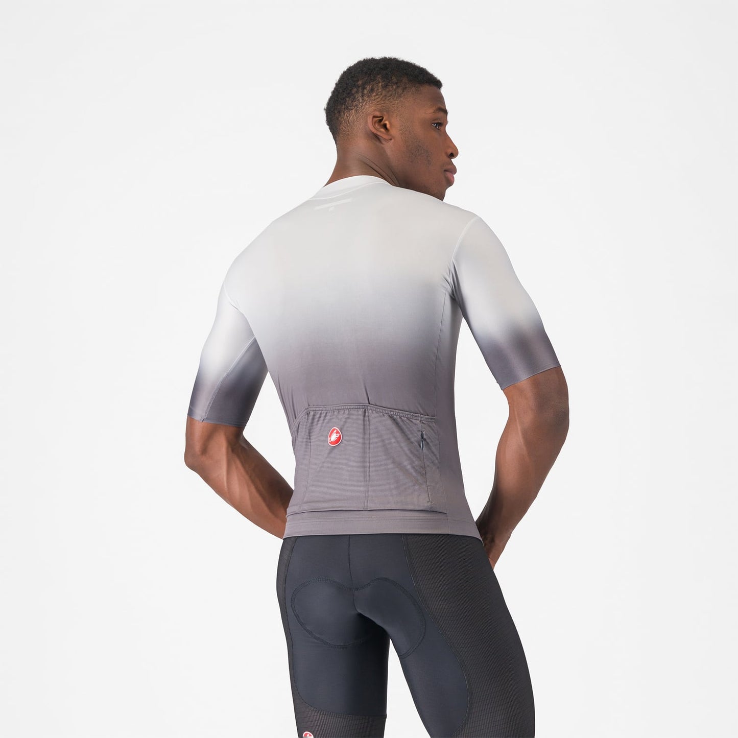 CASTELLI UPF Trikot Kurzarm Grau