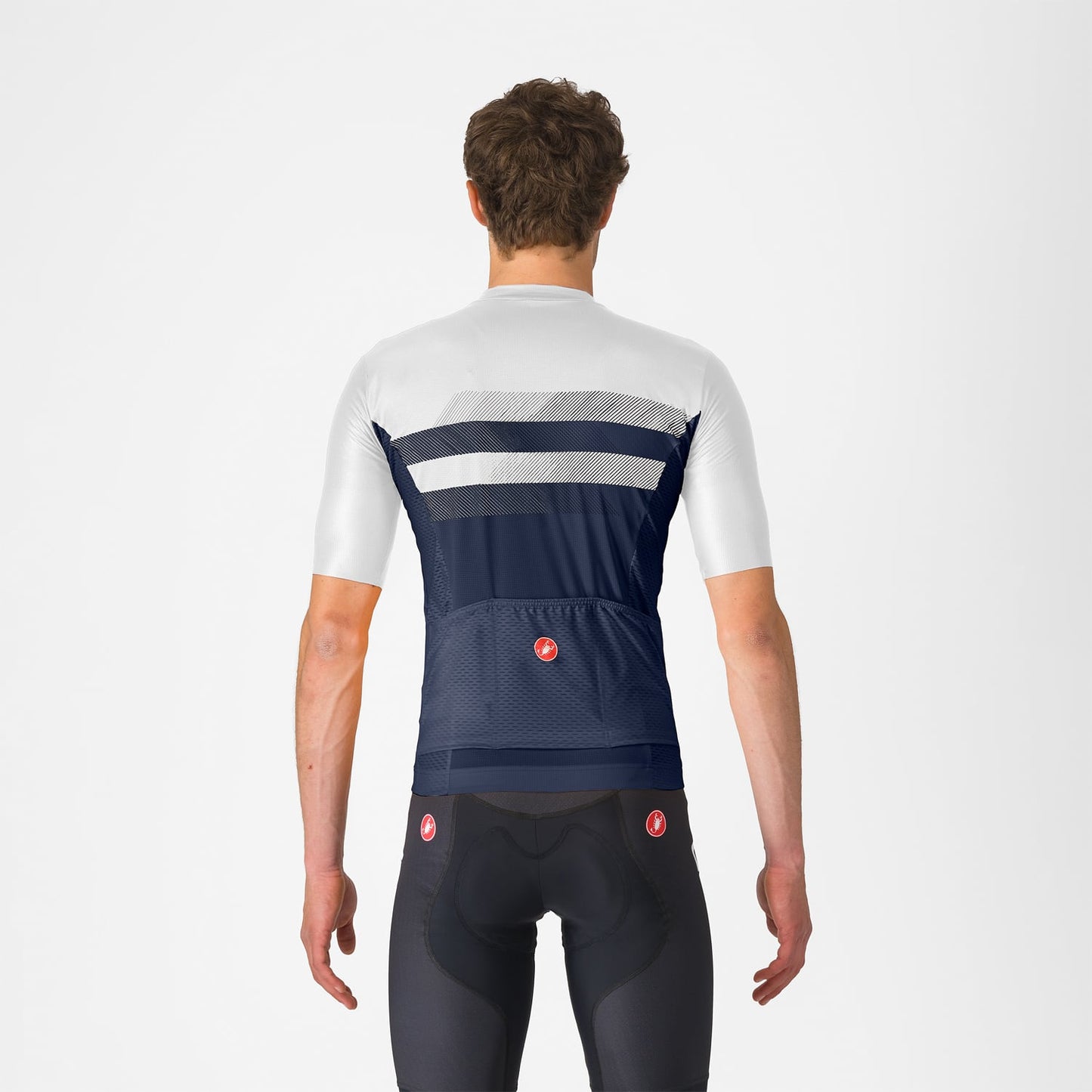 CASTELLI SIMBOLO Trikot Kurzarm Blau/Weiß