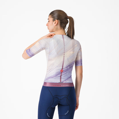 Trikot CASTELLI AERO PRO 8S Damen Kurzarm Mehrfarbig